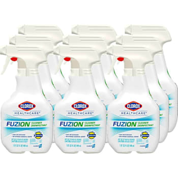 Clorox Healthcare Fuzion Cleaner Disinfectant Spray, 32 Oz., Case Of 9
