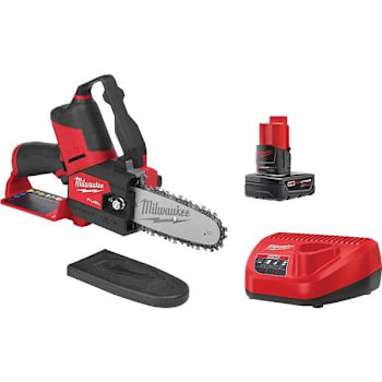 Milwaukee M12 Fuel 12v Li-Ion Brushless 6 In. Hatchet Pruning Saw Kit W/ 4.0 Ah Battery