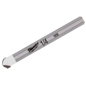 Milwaukee 1/4 In. Carbide Tipped Drill Bit (For Tile And Stone)
