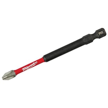 Milwaukee Shockwave Impact Duty 3-1/2 In. Phillips #2 Alloy Steel Screw Driver Bit