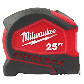 Milwaukee 25 Ft. Compact Auto Lock Tape Measure