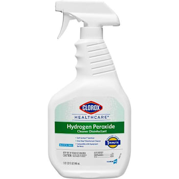 Clorox Healthcare Hydrogen Peroxide Cleaner Disinfectant Spray, 32 Fl Oz