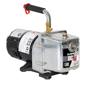 Jb Industries Eliminator 6 Cfm Dc A2l Compatible Vacuum Pump, Dual Voltage