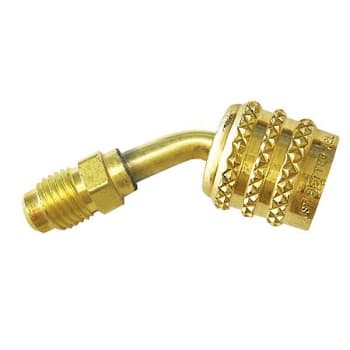 JB Industries A2l Reverse Thread Tank Adapter 45 Degree
