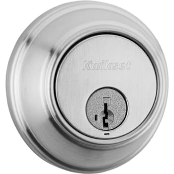 Kwikset 817 Series Key Control Satin Chrome Single Cylinder Deadbolt With Smartkey Security