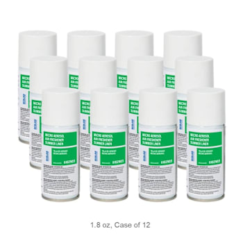 Ecolab Scientific Clean Micro Aerosol Air Freshener Summer Linen - RTU 1.8 Oz, Case Of 12