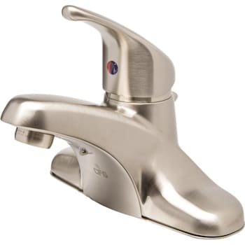 Cleveland Faucet Group® Cornerstone™ Single Handle Lavatory Faucet With Pop-Up, Brushed Nickel