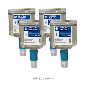 Ecolab Scientific Clean Mild Foam Hand Soap - 1200ml, Case Of 4