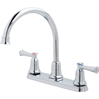 Cleveland Faucet Group® Capstone™ Kitchen Faucet, 2-Handle, 1.5 Gpm, Chrome