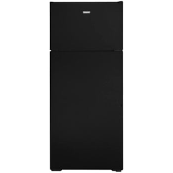 Hotpoint 17.5 Cu. Ft. 28 In. Top Freezer Refrigerator, Black