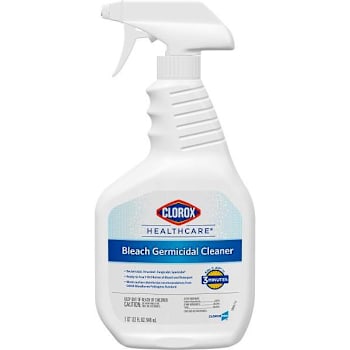 Clorox Healthcare Bleach Germicidal Cleaner Spray, 32 Fluid Ounces
