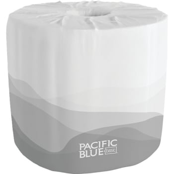 Pacific Blue Basic™ 2-Ply Embossed Toilet Paper (80 Rolls-Case)