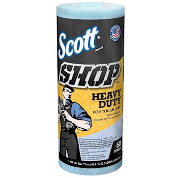 Scott Shop Heavy Duty Towels, 12 Rolls-Case