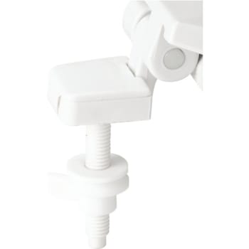 Maintenance Warehouse Plastic Round Closed-Front Quick-Release Toilet Seat, White, 10-Pack