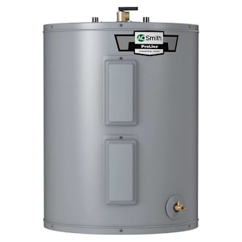 A. O. Smith® 50-Gallon Lowboy Electric Water Heater 26-1/2" D X 34" H