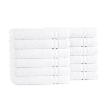Cotton Bay® Essential™ Bath Towel Cam 24x50 10 5 Lbs/Dozen White, Case Of 60