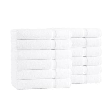 Cotton Bay® Select™ Bath Towel Dobby 27x54 15 Lbs/Dozen White, Case Of 24
