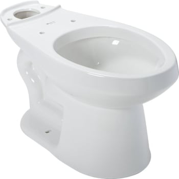 Seasons Elongated Toilet Bowl With XL Footprint For 1.6 Or 1.28 GPF Toilet, White, ADA