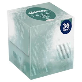 Kleenex Professional Naturals 2-Ply Facial Tissue Cube Box (36 Boxes-Case)