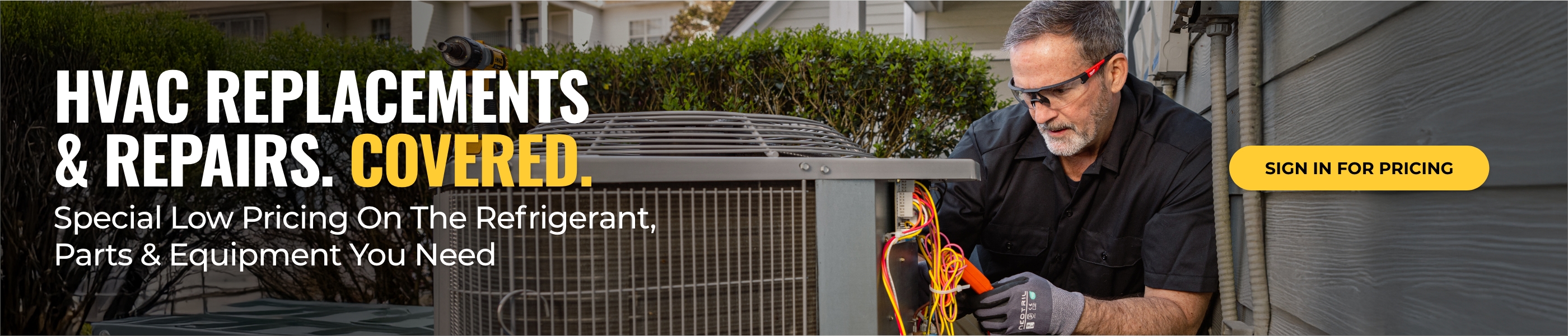 HVAC Replacements & Repairs. Covered.