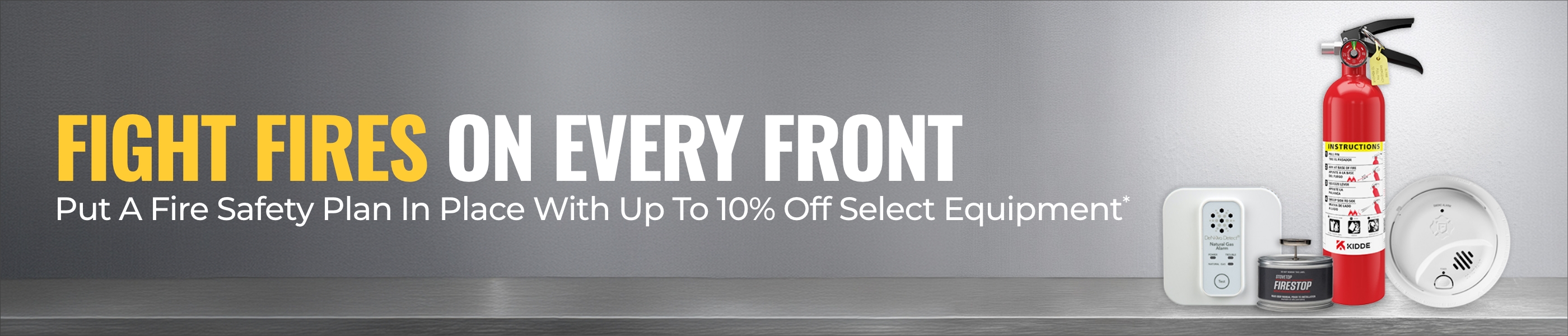 Fight Fires With Up To 10% Off Select Equipment