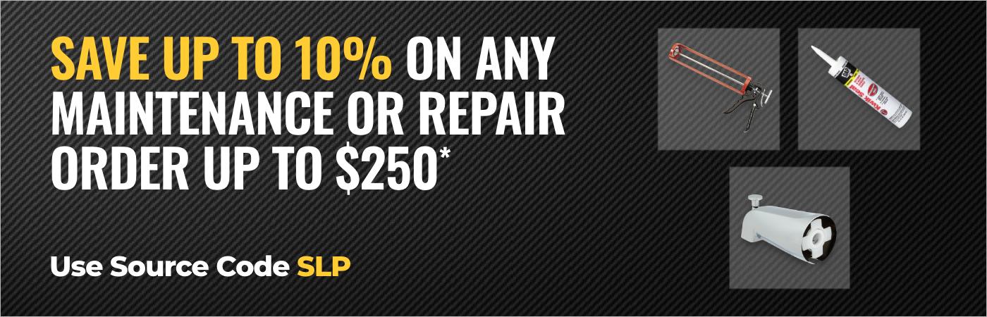 Save 10% On Preventive Maintenance Orders Up To $250