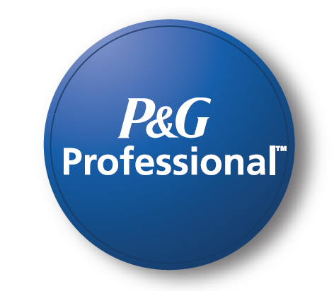 P&G Professional Brand Logo in blue circle