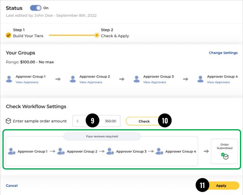 Utilize Workflow Simulator