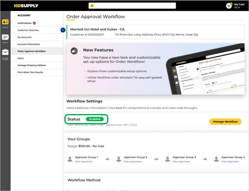 Confirm Workflow Is Enabled