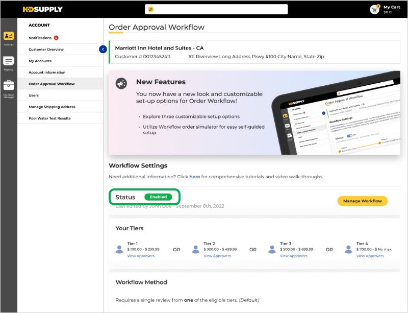 Confirm Workflow Is Enabled