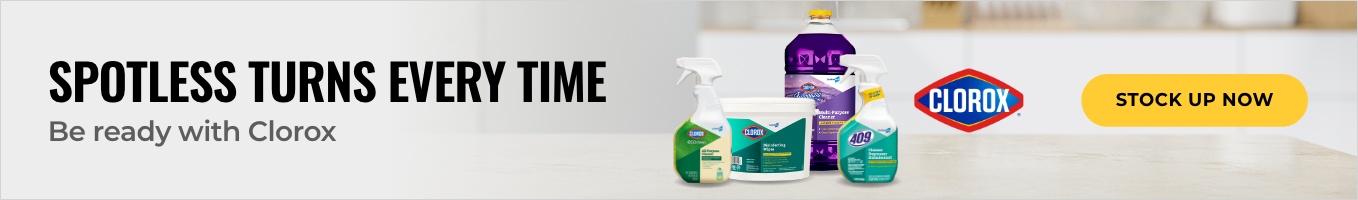 Spotless Turns Every Time - Be Ready With Clorox